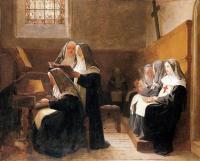 Jehan Georges Vibert - The Convent Choir